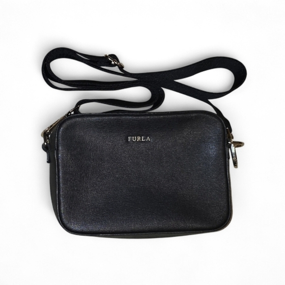 Furla Handbags - Furla Camera Bag Limited Edition Leather with Unbranded Crossbody Guitar Strap